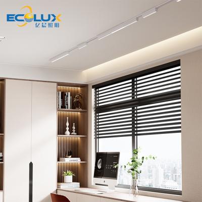 China Ultra Thin Modern Minimalist Indoor Recessed Combination Lighting 18w 48v Linear Led Magnetic Zigbee Tarck Light for sale