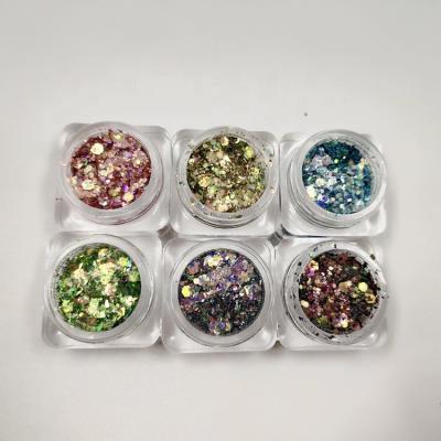 China high quality nail 3g glitter powder nail art glitter powder nail acrylic powder SK-GP111 for sale