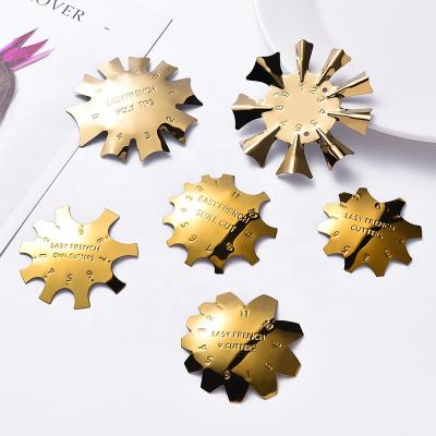 China 2021 High Quality Professional Nail Art Tool Smile Useful Nail Art Steel Plate NAT1 for sale