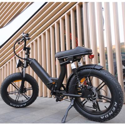 China Aluminum alloy 20inch fat tire full suspension e bike retro bike 500w electric ebike vintage for sale