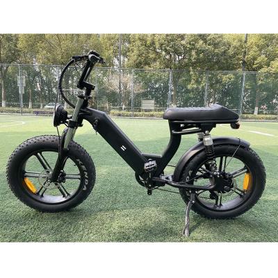 China High Quality Aluminum Alloy Fat Tire Electric Bike 48v 500w Rear Drive Snow Integrated Wheel Motor Motorcycle for sale