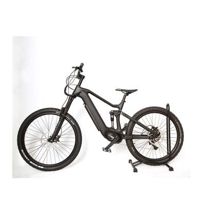 China High quality carbon fiber full suspension 500w 43v carbon fiber bafang mountain ebike for sale