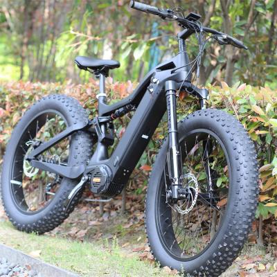 China fat tire bafang m620 lithium battery ebike 1000w 48v mountain electric bicycle mtb carbon fiber 26x4.5 carbon fiber frame for sale