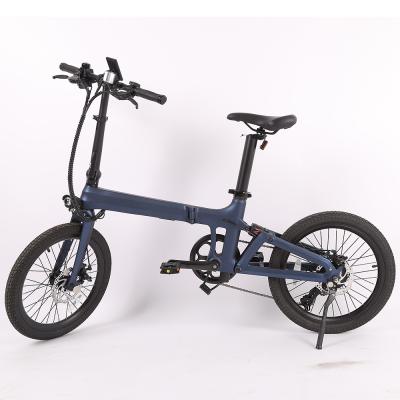 China The most popular 2022 carbon fiber carbon fiber frame folding electric bicycle portable ebike for sale