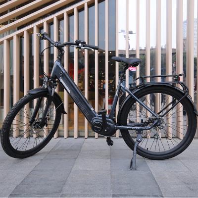 China Newest retro ebike 36v VINKA 2022 motor 250w motor aluminum alloy bike citycoco 26inch electric enduro mid drive narrow drive for sale