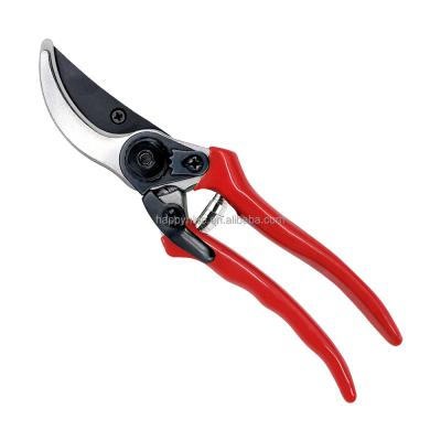 China Anti-Slip Handle 8.1 Inch Carbon Steel Blade Bypass Height Pruner Flower Pruners Garden Cutting Tools Shears Balancing Scissors for sale