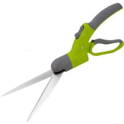 China 360 Rotating Steel Blade Hand Pruner Weeder Grass Cutter Eco-friendly Swivel Anti-Slip Handle Garden Tools Degree Shear Scissors for sale