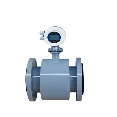 China Stainless Steel RS485 4-20mA Pulse Output Magnetic Water Flow Meter for sale