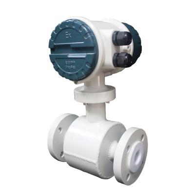 China CE Digital Electromagnetic Chemical Water Flow Acid Liquid Meter Magnetic Flowmeter Price FTMG for sale