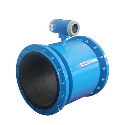 China Hot Selling Large Diameter Electromagnetic Waste Flow Meter Digital Dn400 Water Flow Meter FTMG for sale