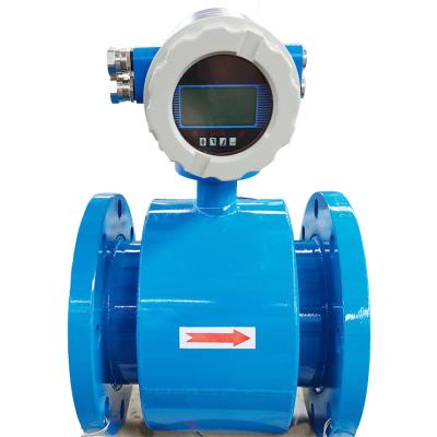 China Flange RS485 Flow Meter Remote Electromagnetic Liquid Beer Control Magnetic Digital Display Flow Meter Supplier FTMG for sale