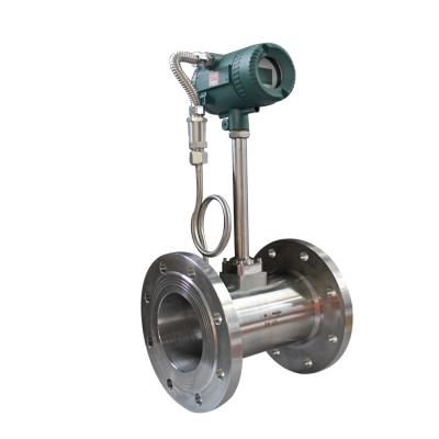 China SS304/SS316 GPRS 4-20ma vortex flow meter or pulse steam flow meter prices vortex flow meter for sale