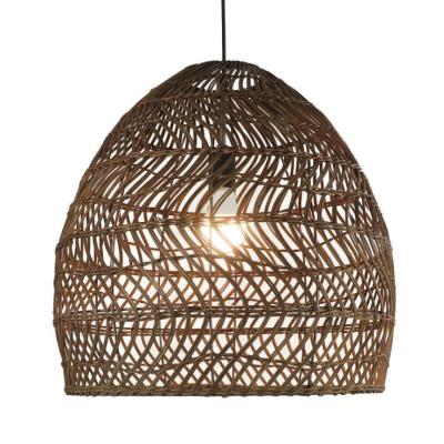 China Northern European style modern creative rattan woven pendant lampshades for restaurant for sale