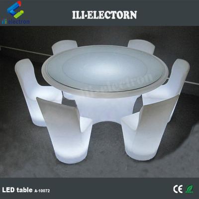 China Bar Table electronic poker table led bar furniture glowing table LED furniture table for sale