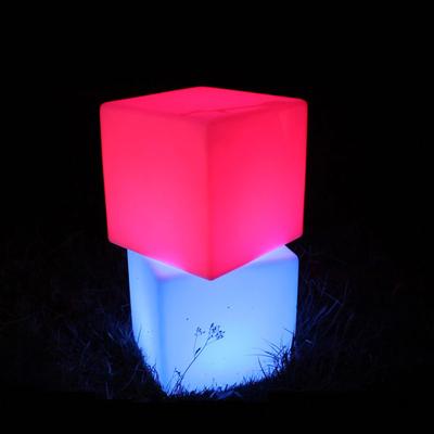 China Modern Most Noise Rohs CE Led Cube 40x40x40 Outdoor Waterproof LED Chair Lighting Luminous Seating for sale