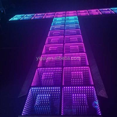 China Popular IR Party Light Up Visual 3D DJ Led Dance Floor Effect Light Dance Floors Different for sale