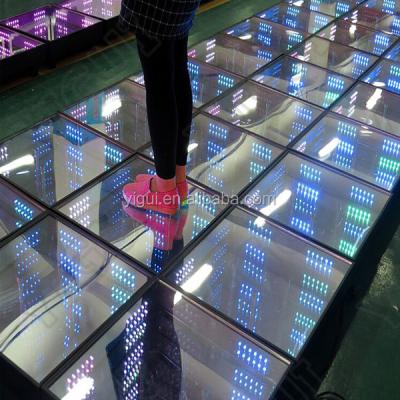 China Wholesale IR Disco Stage Square LED Dance Floor DMX LED Dance Floor Lighting Floor for sale