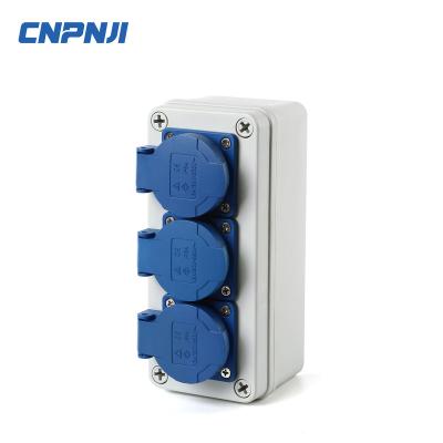 China Beautiful appearance and strong performance electronic instrument box project case plastic exterior junction enclosure industrial sokcet box for sale