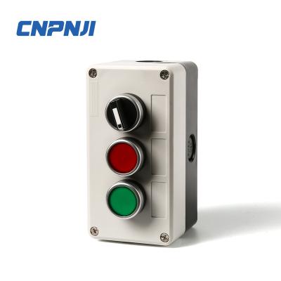 China Beautiful appearance and strong performance waterproof emergency stop switch phone emergency stop button box signal light box button box for sale