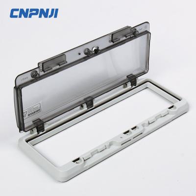 China Beautiful appearance and strong performance ip67 12 way power switch window plastic waterproof transparent protective cover for sale