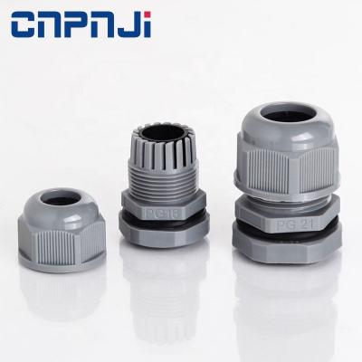 China Marine Electrical Cable Fittings Unarmoured Nylon Cable Glands Waterproof Electrical Cable Gland pg9 for sale