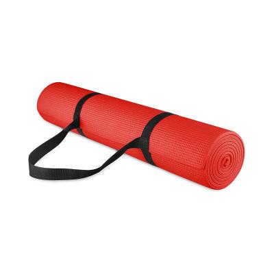 China Extra Thick High Density Exercise 3D Max Customized Stock All-Purpose 1/2-Inch Anti-Tear Yoga Pilates with Strap Exercise Band Yoga Carry Mat for sale