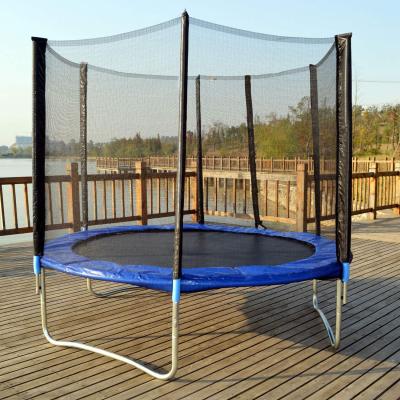 China With 3D Max Cheap Big Garden Fitness Outdoor Kid's Adult Jumping Trampoline Net Protector Kids Large 6FT-14FT For Sale With Fences for sale