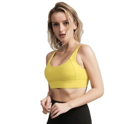 China Breathable 3D Max Customized Stock Sports Underwear Women Running Shockproof Type Yoga Vest Thin Section Gather High Strength Fitness Bra for sale