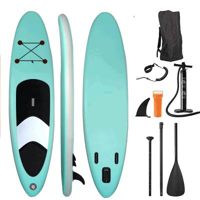 China 3D Max Manufacturer Supply Single Layer Paddle Surfing Board Portable Inflatable Longboard Surfboard for sale