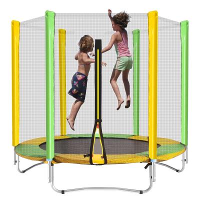 China With Net 3D Max Custom 5Ft Fitness Child Trampoline Protective Net Cheap Manufacturers Indoor Outdoor Folding Jumping Bungee Trampoline Park For Kids for sale