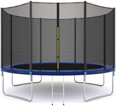 China With 3D Protective Net 14 Ft Max Bungy Trampoline Deal Outdoor Gymnastic Trampoline Play Soft Trampoline for sale