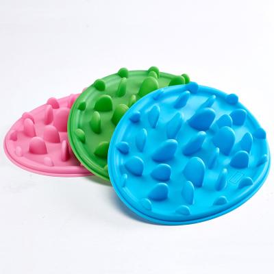 China Wholesale Custom Durable Silicone Slow Feeder Dog Bowl Viable for sale