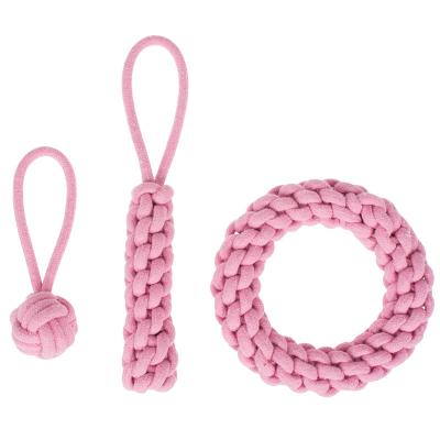 China Sustainable Manufacturer Custom Wholesale New Design Cotton Rope Dog Toys Durable Dog Chew Toys for sale