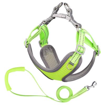 China Wholesale Custom Pet Harness Padded Breathable Comfortable Reflective Leashes for sale