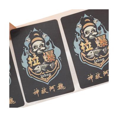 China Waterproof Customizable Printing Synthetic Vinyl Paper Label Sticker Sheet Matte Glossy Waterproof Sticker for sale