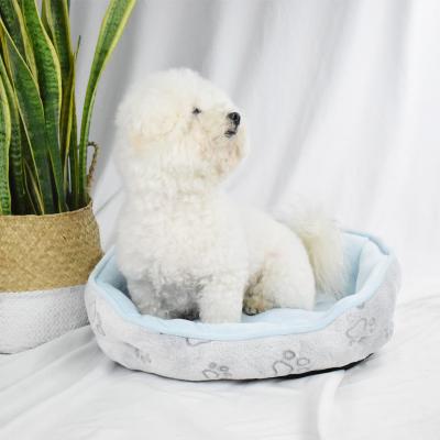 China China Suppliers Sustainable Eco-Friendly Donut Fur Round Fluffy Blanket Custom Dog Bed for sale