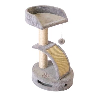 China Durable High Quality Viable Pet Supplies Toy Nordic Creative Cute Plush Cat Tree Scratcher for sale