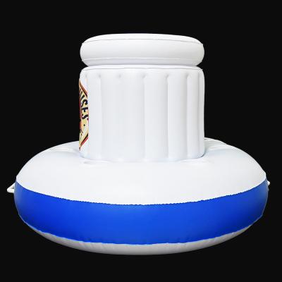 China Customized Viable Floating PVC Inflatable Pool Beverage Beer Cooler, Outdoor Camping PVC Inflatable Ice Bucket for sale