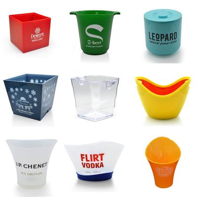 China Sustainable LED Ice Bucket With Customized Logo for sale