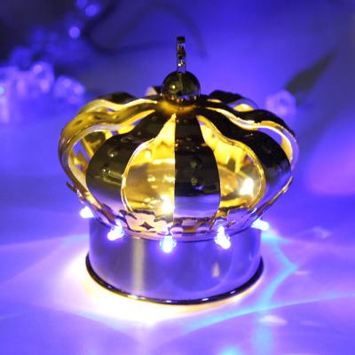 China Wholesale Viable Nightclub Beer Wine Champagne Crown Shape Plastic Lamp Led Bottle Light Cover for sale