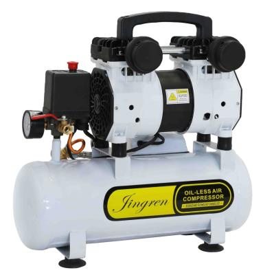 China 2020 Mini 9L 0.75hp 220v 0.8mpa Oil Free Air Compressor Oil Free Air Compressor for sale