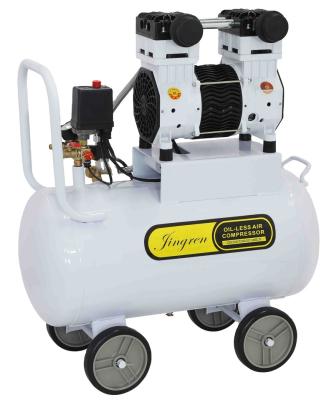 China 3hp Oil Free 50L Specific 1.5KW Direct Driven 100 PSI Portable Air Compressor for sale