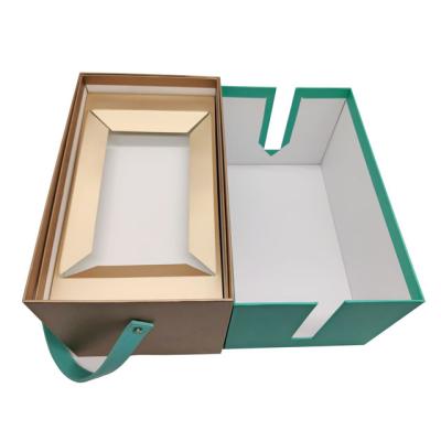 China BEAUTY PACKAGING luxury wholesale custom t-shirt apparel product carton with lid and base gift packaging two piece box for sale