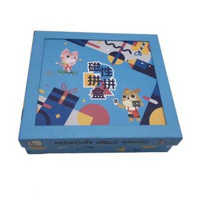 China BEAUTY PACKING Customized Special Shaped Puzzle Paper Boxes Kids Game Boxes for sale