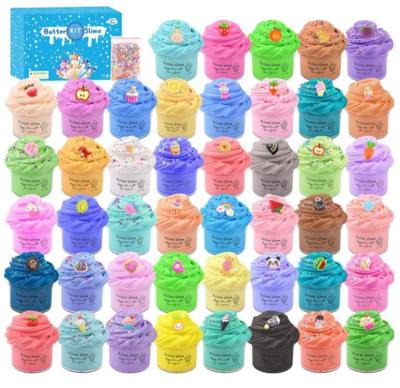 China DIY Illustration Mini Butter Slime Kit 45 Packs Sniffed Putty Toys Gift DIY Gifts For Kids for sale