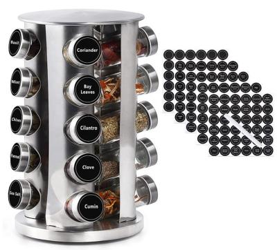 China NO 4 Tier Hanging Stainless Steel Spice Racks Wall Mounted With Adhesive Stickers And Screws for sale