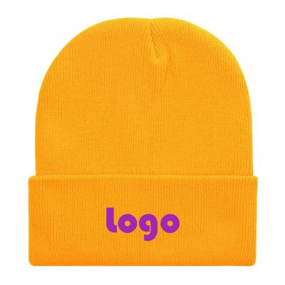 China Farming Women Knit Beanie Hat Acrylic Winter Hats For Women Men Gently Warm Slapped Beanie Unisex for sale