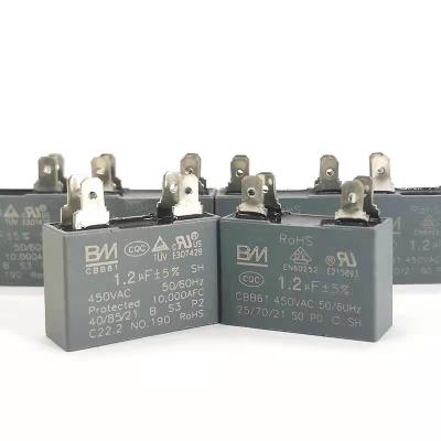 China High Quality Outdoor Air Conditioner Capacitor 150-450v Outdoor Air Conditioner Capacitor Used For Plastic Cbb65 for sale