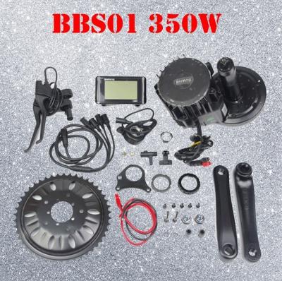 China Bafang bbs01 motor kit, bicicleta 8fun kit motor, mid drive motor kits, BBS for sale