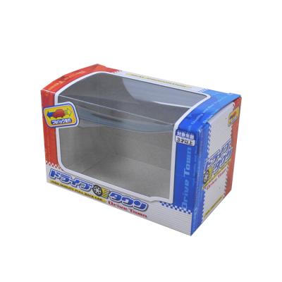 China Recycled Materials Factory Price Sales Kids Toy Kraft Paper Box With Transparent Window for sale